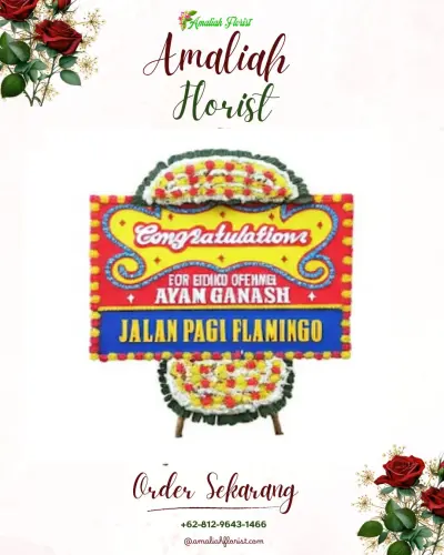Bunga Papan Congratulation di Pasarbatang